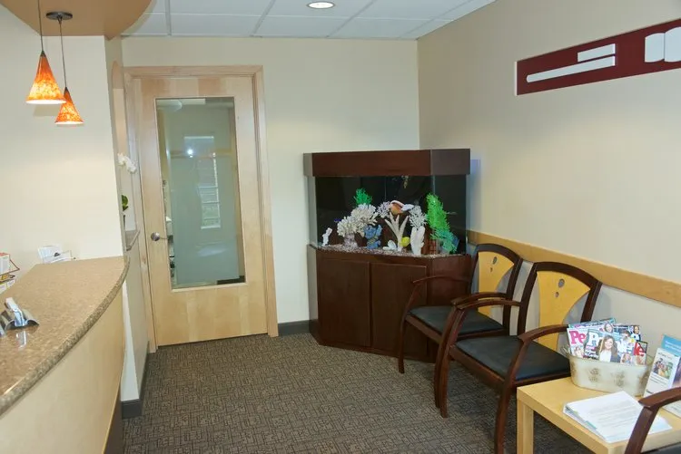 Waiting Room Office Photo with desk and chairs